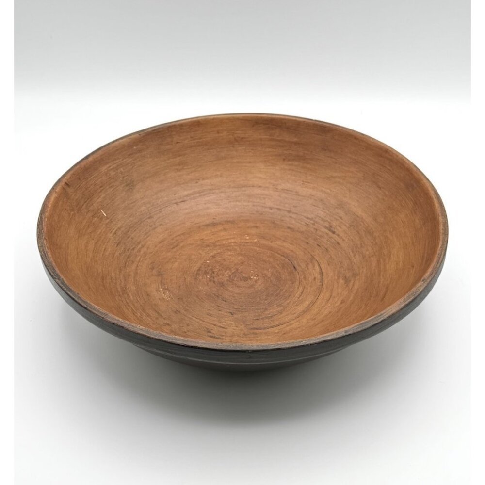 The Salem Collection Treenware 11” Diameter  And 3” High Wooden Bowl - Pre Owned